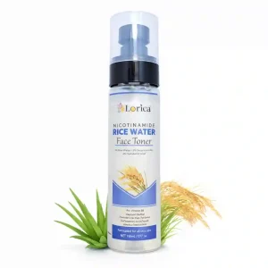 LORICA Hyaluronic Rice Water Night Repair Gel | Hydrating Night Gel with Hyaluronic Acid, Coconut Water & Vitamin B5 | Lightweight Night Cream for Glowing Skin | Anti-Dullness & Skin Repair | 50 ml