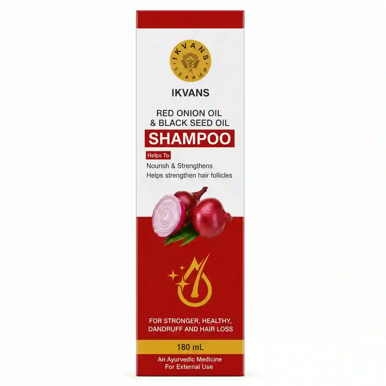 Best Red Onion Ayurvedic Hair Shampoo for dandruff and Hair Loss